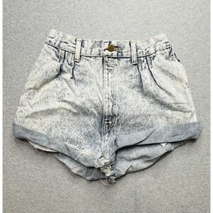 VINTAGE Rumble Seats Shorts Womens 11 Blue Denim Distressed Normcore 90s Ladies